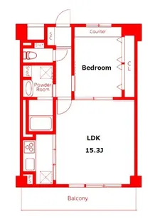 バートルビー大倉山【2階】の間取り