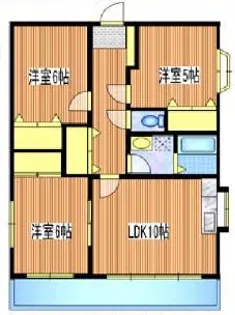 サンモール大堂(サンモールダイドウ)【1階】の間取り