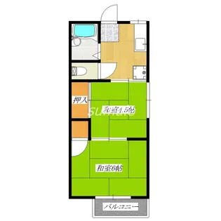 レピュート志茂【2階】の間取り