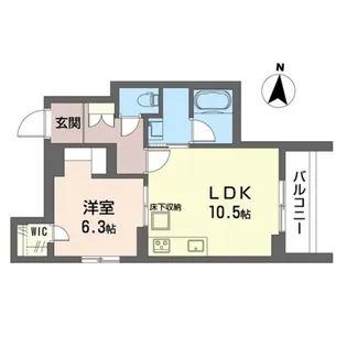 プレミアス【1階】の間取り