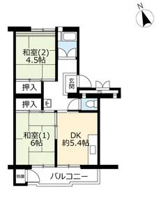 UR野菊野【3階】の間取り