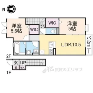 エストラフィーネ【2階】の間取り