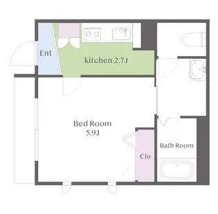 SUNNY VALE【1階】の間取り