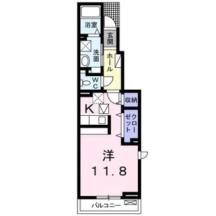 ベルウッド山王町【1階】の間取り