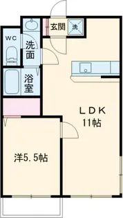 第3金田マンション【1階】の間取り