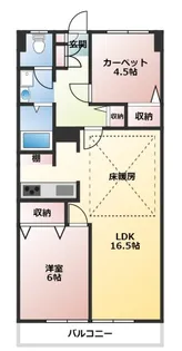 西川口ローヤルコーポ【5階】の間取り