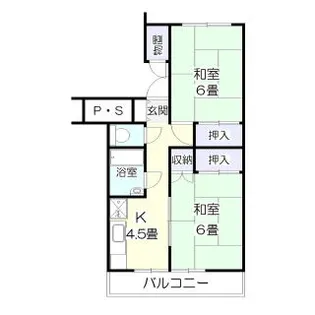 パークサイド清水沼A棟【1階】の間取り