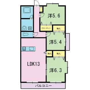 グランツ【3階】の間取り