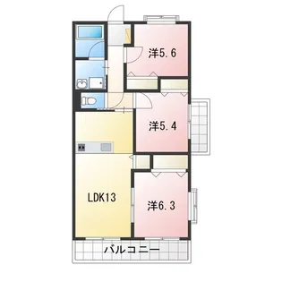 グランツ【3階】の間取り