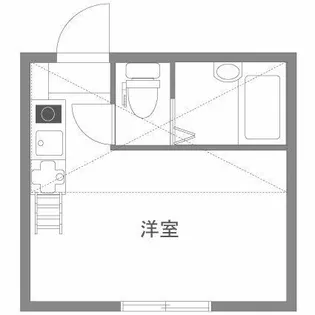 ユナイト横須賀グレゴリーの杜【1階】の間取り