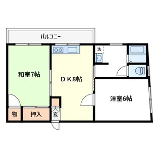 笠井ビル【2階】の間取り