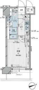 メインステージ蒲田V【8階】の間取り