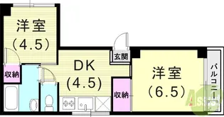 BLAN CUBE大塚【3階】の間取り