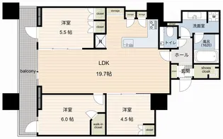 三田ガーデンヒルズ サウスヒル【8階】の間取り
