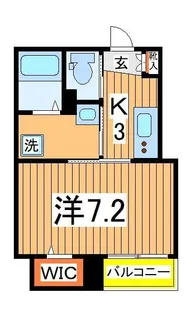 サニーフラット A【1階】の間取り