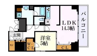 セイワパレス丸の内駅前【14階】の間取り
