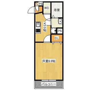 ECRAS【1階】の間取り