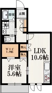ベルン祐天寺【1階】の間取り