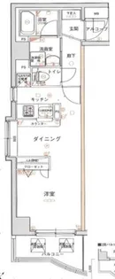 グリフィン新横浜・六番館【10階】の間取り