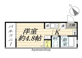 West Lagoon境之谷A棟【2階】の間取り