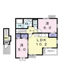 エタン・リジエールII A【2階】の間取り