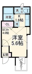 ヴィエィユリビエール【3階】の間取り