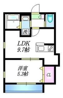 ラ ヴィ クレール【1階】の間取り