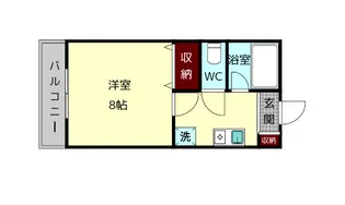 南新町ビル【4階】の間取り
