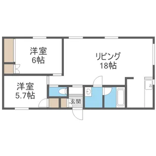 ANNEX水明【2階】の間取り