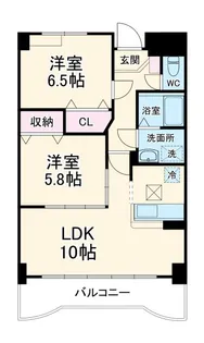 ユーズ サンレミ【1階】の間取り