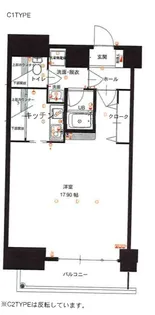 エンクレスト赤坂弐番館【13階】の間取り