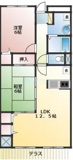 サンモールコート【1階】の間取り