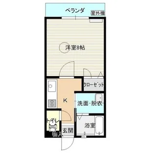 レトア・ブラウン【1階】の間取り