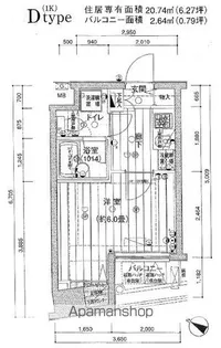 プレール・ドゥーク水天宮【5階】の間取り