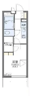 レオパレスCOZY FLATS【2階】の間取り