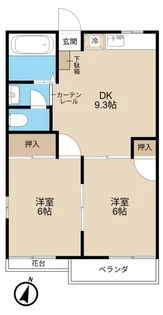 アーバンヒルズ大宮【2階】の間取り