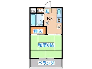 ハイツ高橋【2階】の間取り