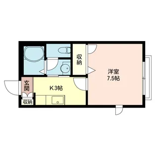 ハイネス上十条【1階】の間取り