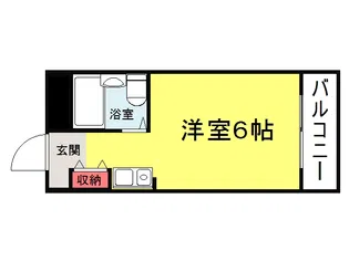 メゾンビブール【2階】の間取り
