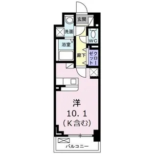 スカイブルー・ヨシ【1階】の間取り