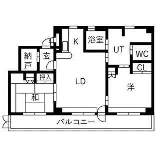 プレステージ啓明【2階】の間取り