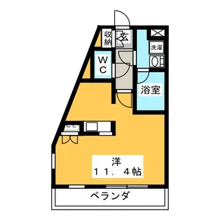 アイズフラット ノース【1階】の間取り