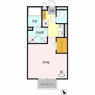 グランドソレイユB棟【2階】の間取り