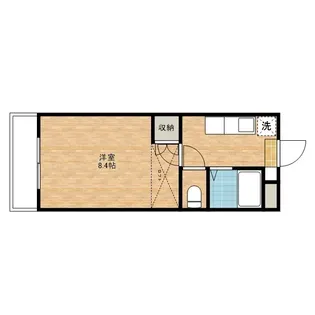 KDマンション峰【1階】の間取り