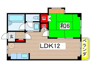 タートシェルかとう【1階】の間取り