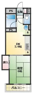 メゾンカドワキ【2階】の間取り