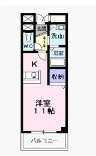 ノールヴィクトワール【2階】の間取り