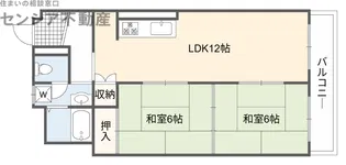シャトー幸福【3階】の間取り