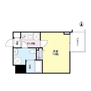 ガーラプレイス新宿御苑【8階】の間取り