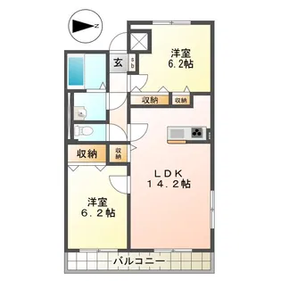 グランツ【3階】の間取り